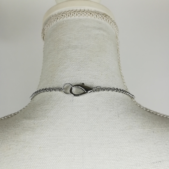 Dream catcher necklace blue striped Agate - Picture 5 of 5